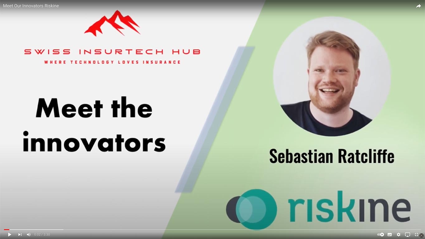 Sebastian Ratcliffe Riskine Swiss InsurTech Hub