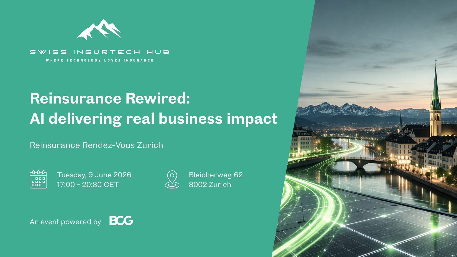 Reinsurance Rendez-Vous Zurich_9June Reinsurance Rendez-Vous Zurich_9June